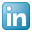 social linkedin box blue 32